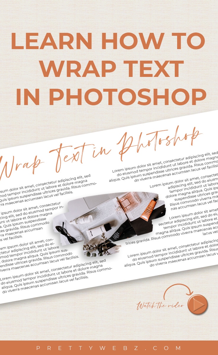 photoshop wrap text styles