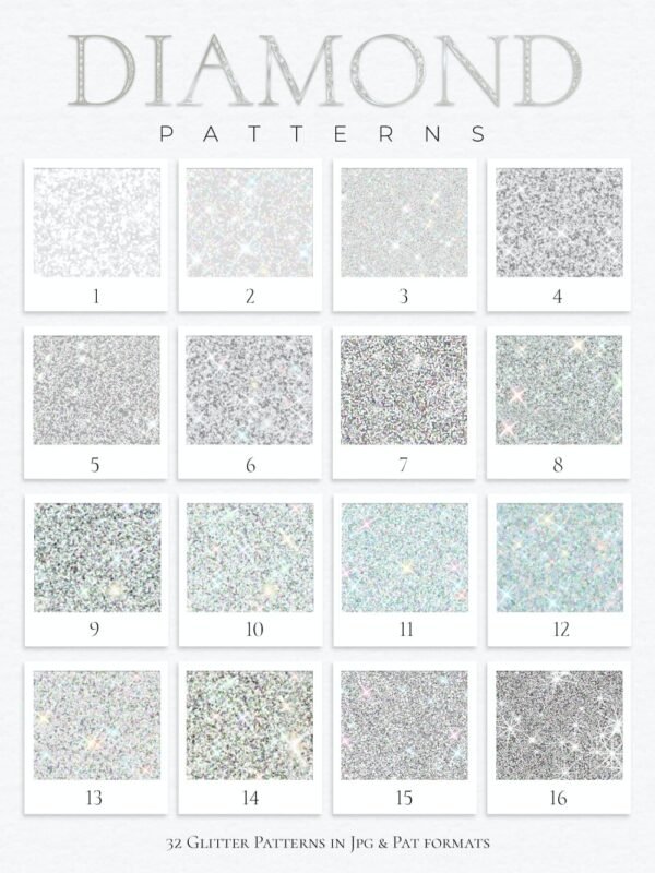 glitter swatches white glitter light glitters