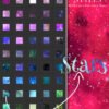stars and galaxy design kit for Photoshop layer styles preview