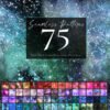 stars and galaxy design kit for Photoshop pattern preview