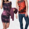 Stars and Galaxy universe example four - print