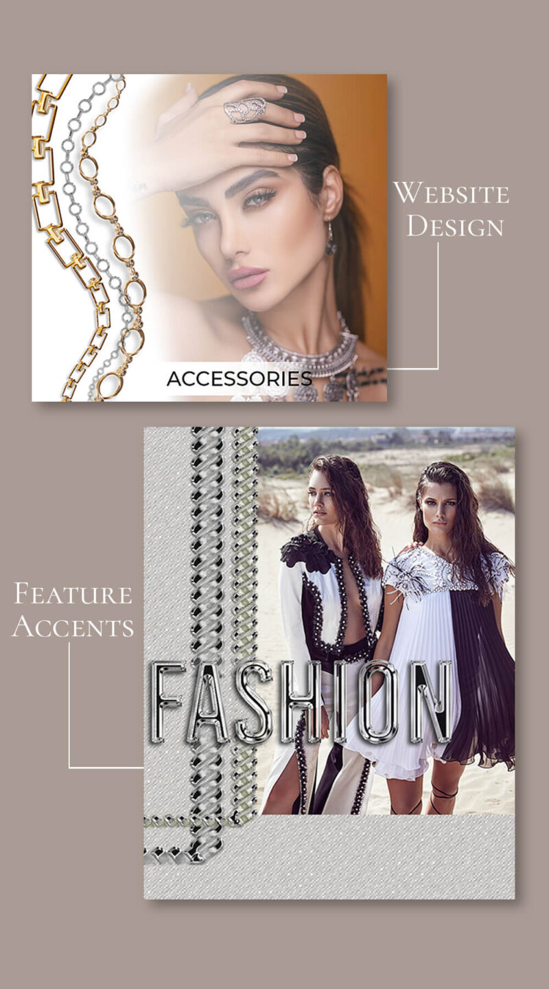 jewelry photoshop brushes use example for social media and web design