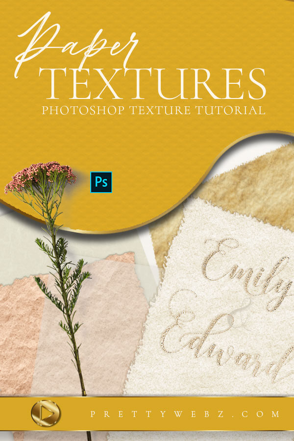 Paper Photoshop texture tutorials for parchment, vellum, recycled and handmade paper textures. 