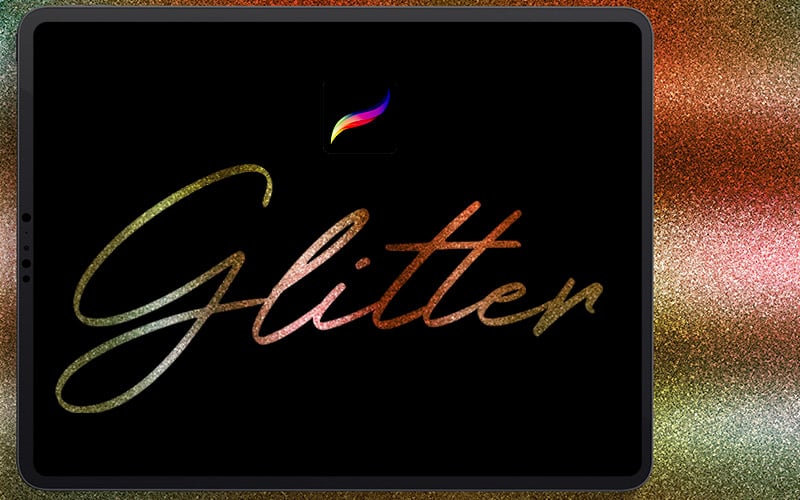 Procreate Glitter Texture Tutorial