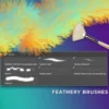 Fur and Feather brush pack for Photoshop Mixer Brush tool